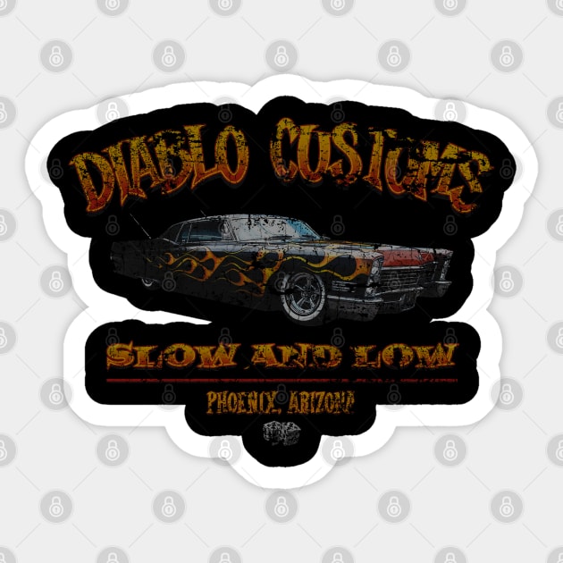 Diablo Customs - Vintage Sticker by JCD666